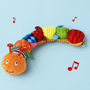 Muzikale krokodil babyknuffel groen