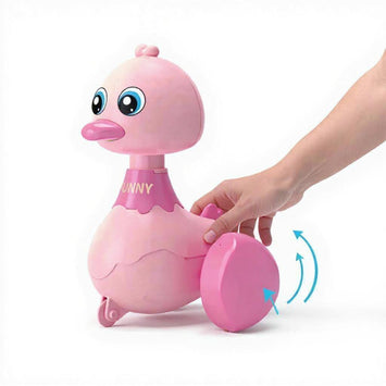 Speelgoed eendje Montessori stijl - leuk cadeau voor baby of peuter zonder schermtijd