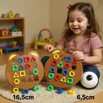 Montessori sorteerbeer speelgoed voor peuters