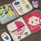 Montessori Stoffen Busy Book – Educatief Activiteitenboek voor Baby’s en Peuters (0-4 jaar)