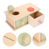 Montessori houten speelgoed voor baby’s: dropbox, balbaan en rollerbaan voor educatief en motorisch leren