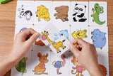Vrolijke dierpuzzels op tafel – cadeau voor peuters 3 jaar