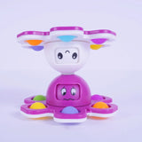Blauwe stressverlichter fidget toy kind