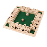 Houten Rekenspel Shut the Box – educatief dobbelspel voor kinderen

