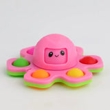 Compacte siliconen octopus pop it