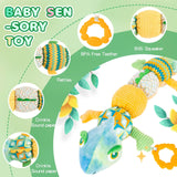Pluche speelgoed rups met meetlint voor baby’s