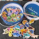 Magnetisch Visspel voor Peuters – Zeedieren en Vissen Leren Herkennen